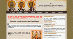 Desktop Screenshot of orthodoxeametz.fr